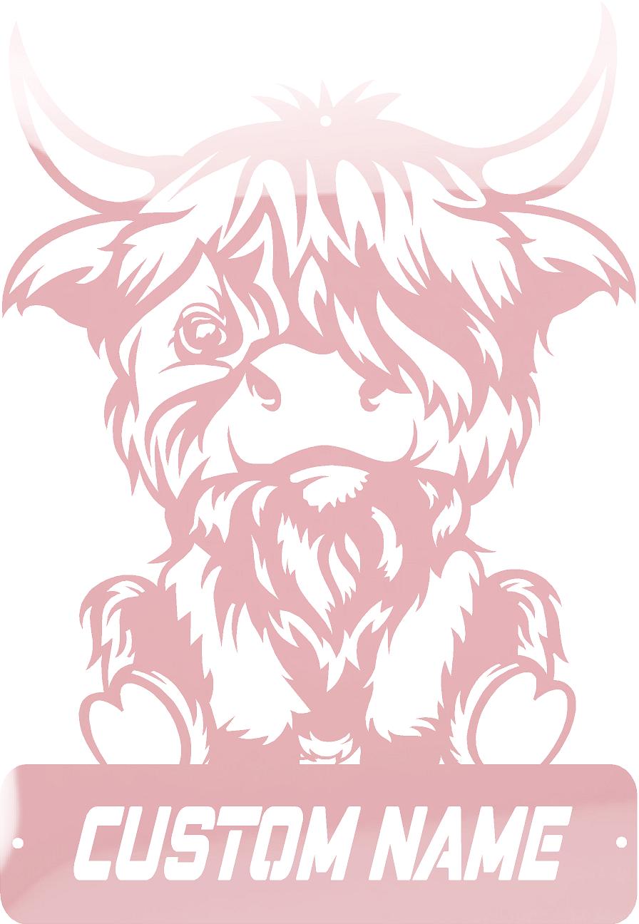 Happy Bull Metal Art