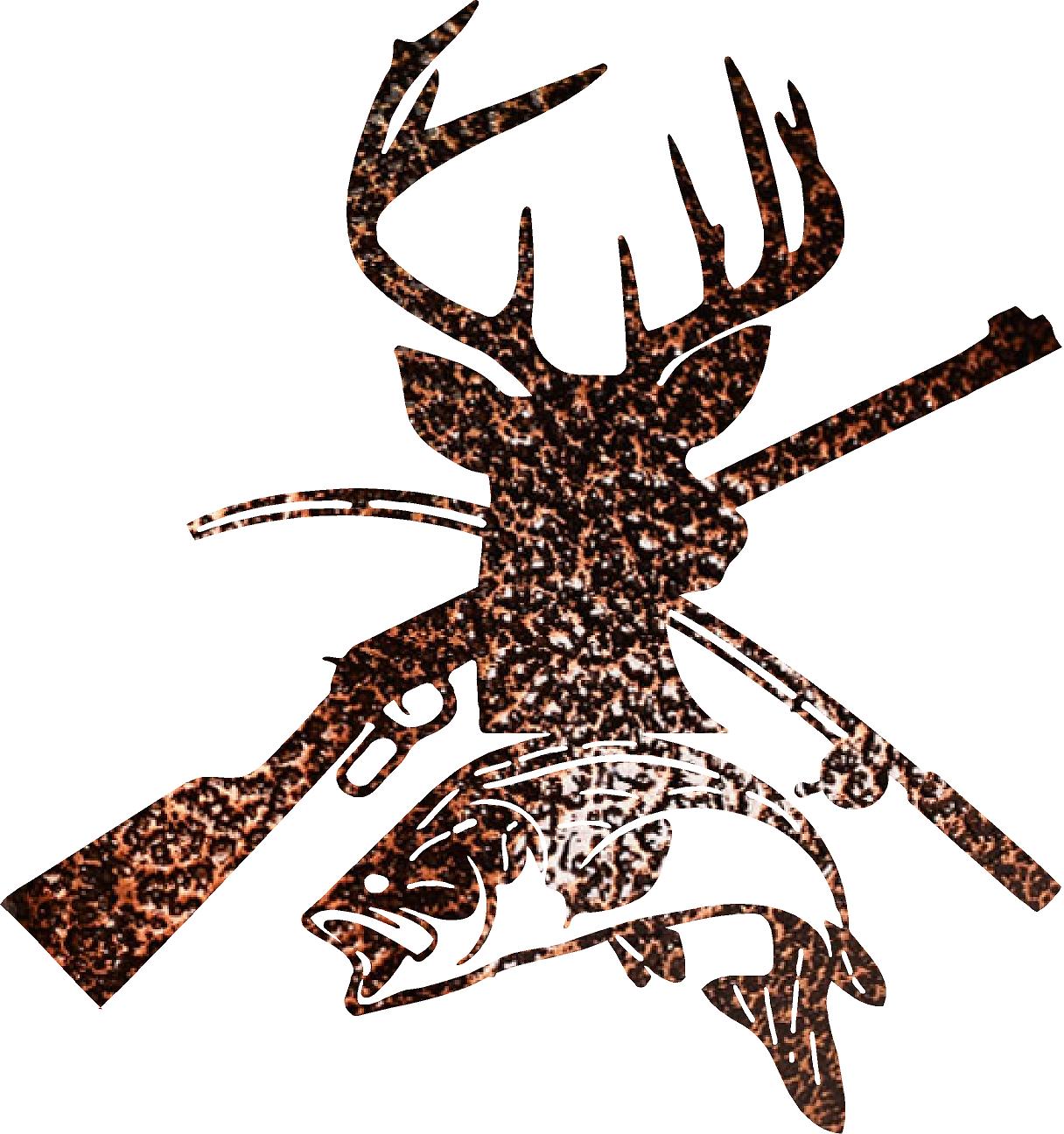 Hunting / Fishing Metal Art